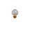 Kristal Tekli gold Ayak 10 mm Kulp / 6 ADET
