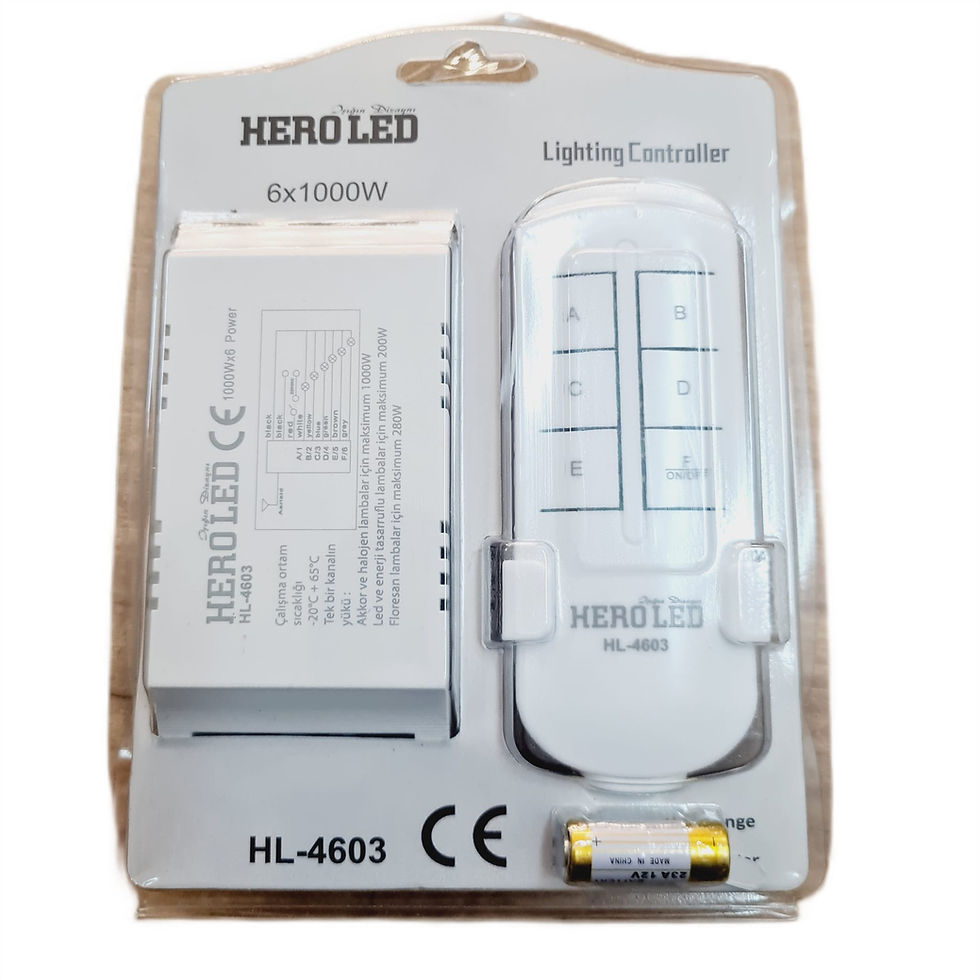Küçük resim: Hero Led  6 Kademeli Avize Kumandası HL-4603 | Uzaktan Aydınlatma Kontrolü