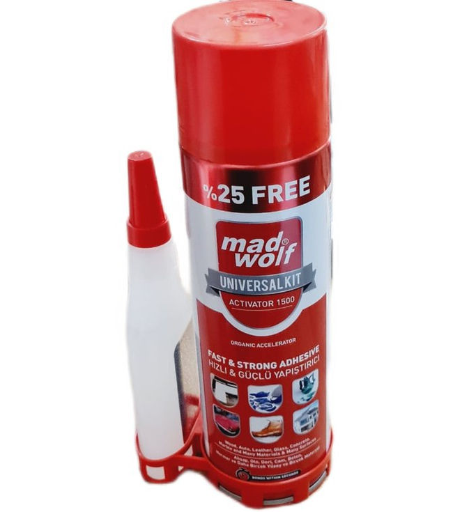 Mad Wolf 500+125 ml Hızlı Yapıştırıcı | Endüstriyel Güçlü Yapışma Çözümü