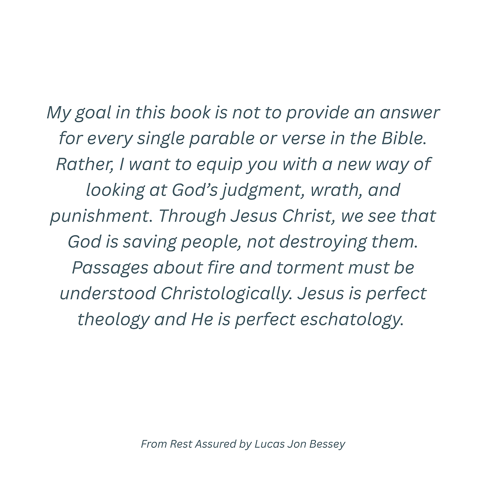Thumbnail: Rest Assured: Why Christian Universalism Is the Conclusion of the Gospel