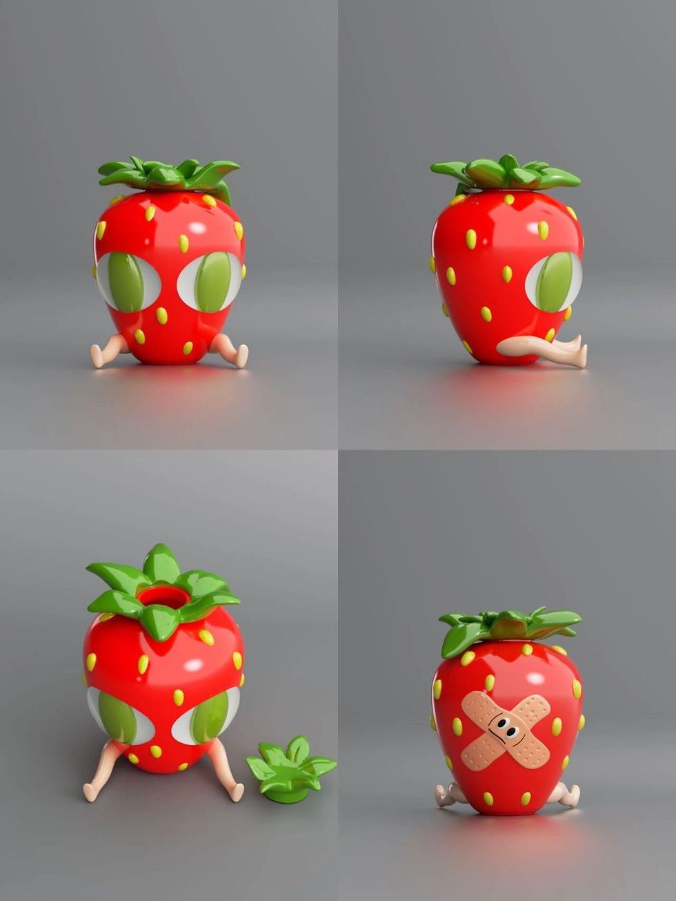 Thumbnail: Stickymonger - Ceramic flower pot