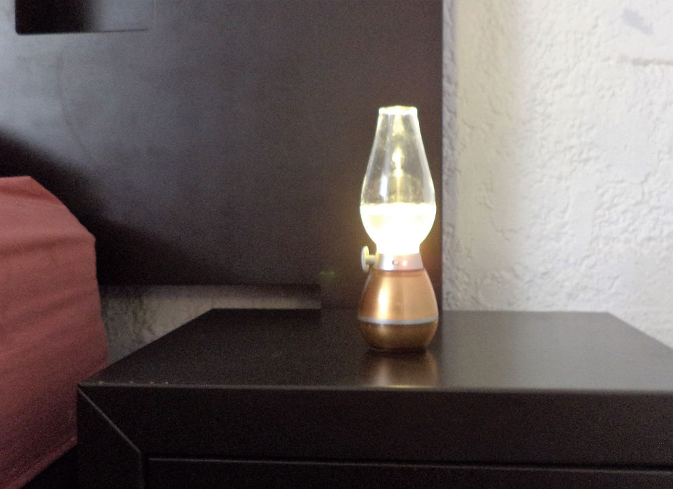 Miniatura: lampara tipo quinque retro