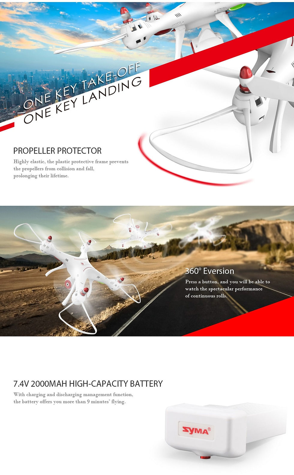 Miniatura: DRON SYMA X8SW BAROMETRO Y CAMARA WIFI