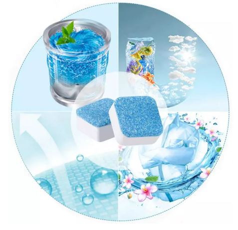 Miniatura: 1/5 /10 Tab Washing Machine Cleaner Washer Cleaning Detergent Effervescent Table