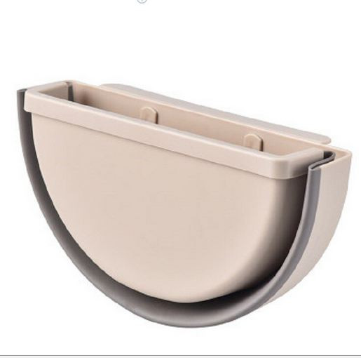 Miniatura: Foldable Garbage Bin Trash Can Bin Wall Mounted Bathroom Waste Storage Foldable
