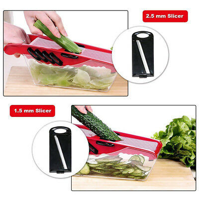 Miniatura: cortador de vegetales mandolina 9 pcs