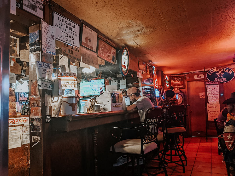 The food and music scene in Texas