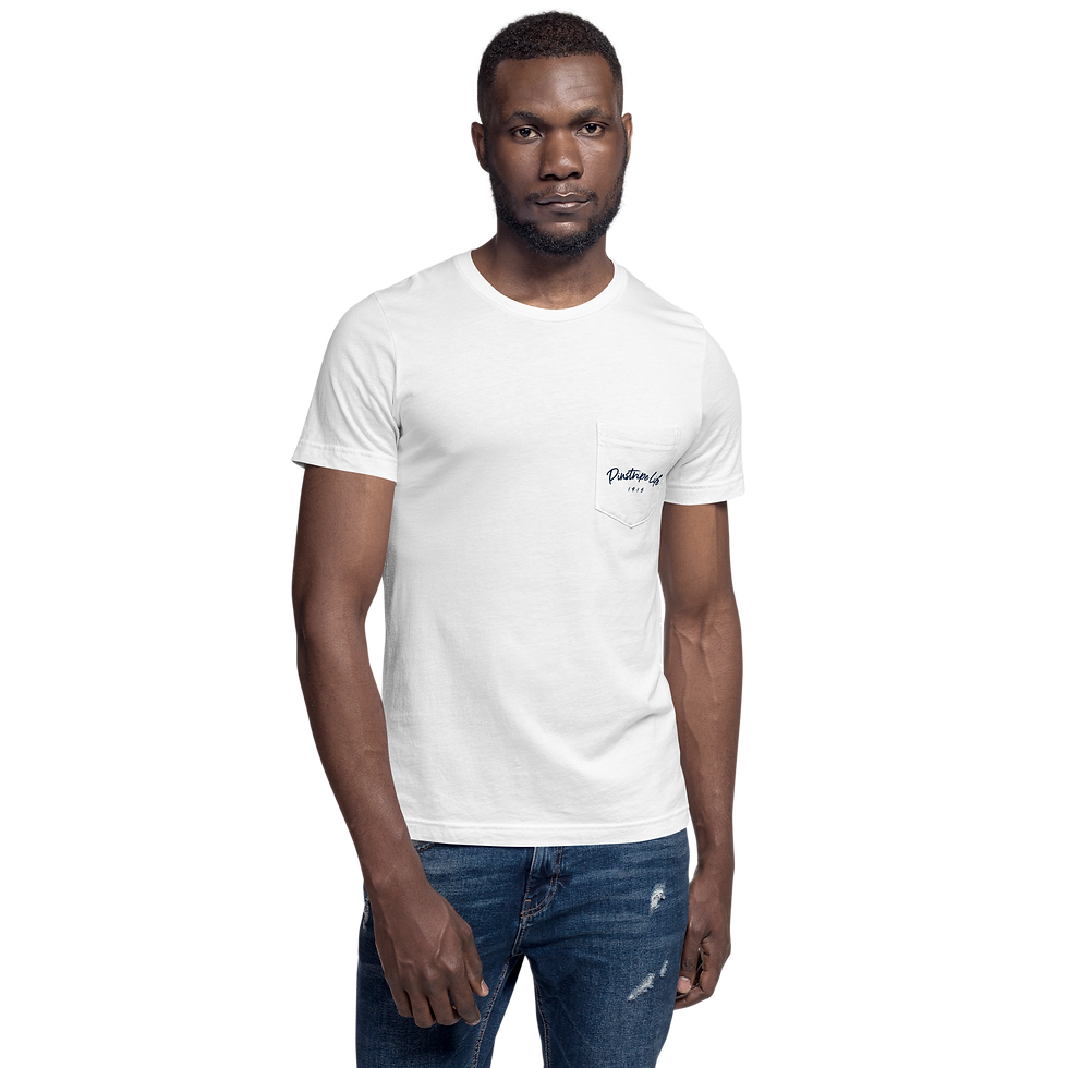 Thumbnail: Unisex Pocket T-Shirt White