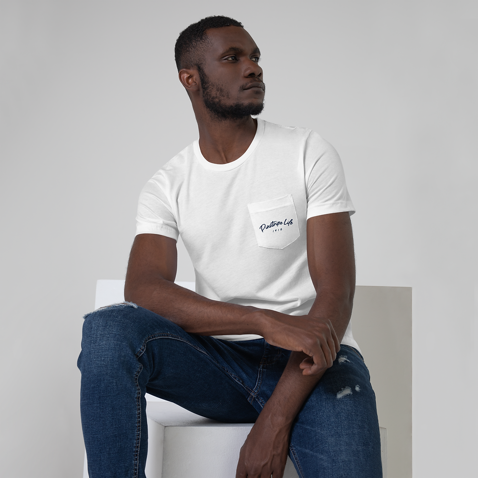 Thumbnail: Unisex Pocket T-Shirt White