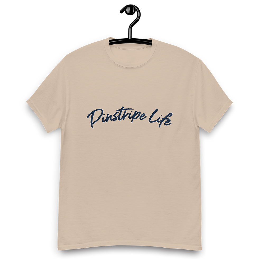 Thumbnail: Men's Classic Tee Blue Text