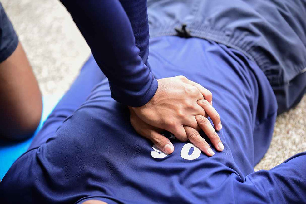 Illustration of a boy receiving CPR from a trained responder in a first aid scenario. Knowing how to perform CPR can save lives and is an essential life-saving skill. Learn the proper techniques to respond to cardiac arrest and other emergencies with Bulwark Training's CPR training courses.