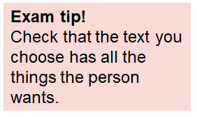 Reading Part 2 - B1 - Guided Test