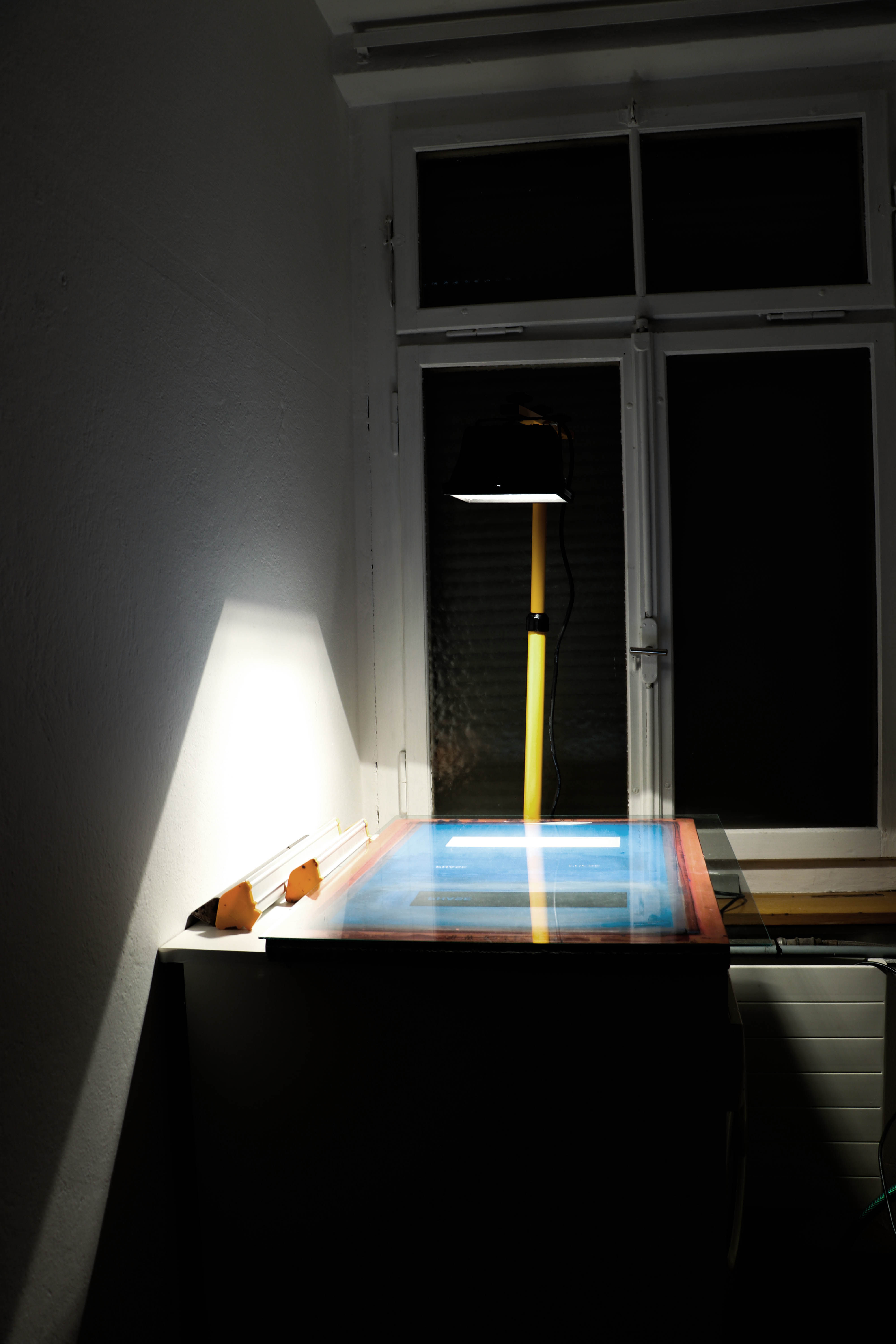 Sieb belichten Siebdruck