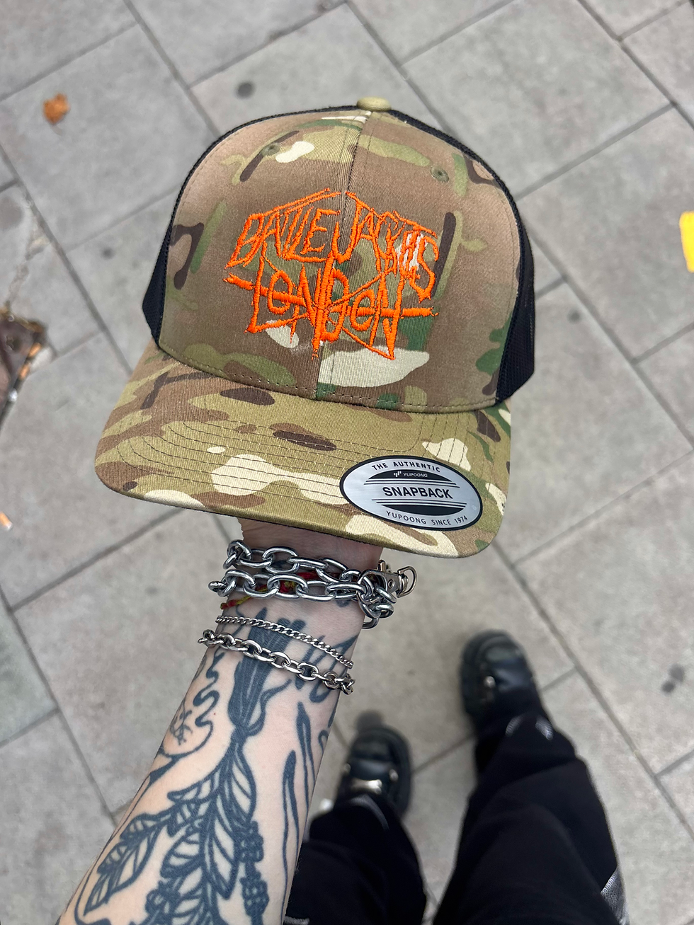 Thumbnail: Battle Jackets London Camo Trucker Hat