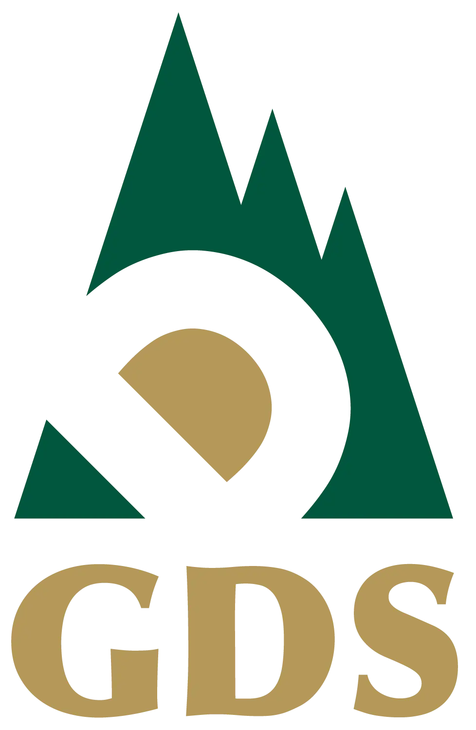 GDS lumber and framing logo with mountain graphic