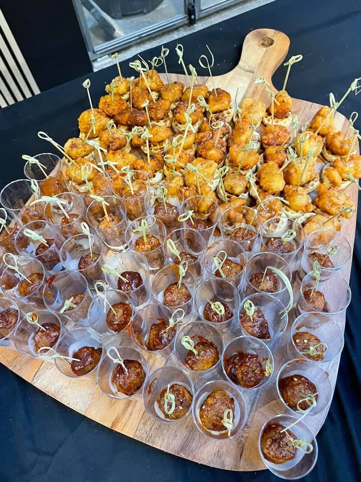 Arranged Food and Objects