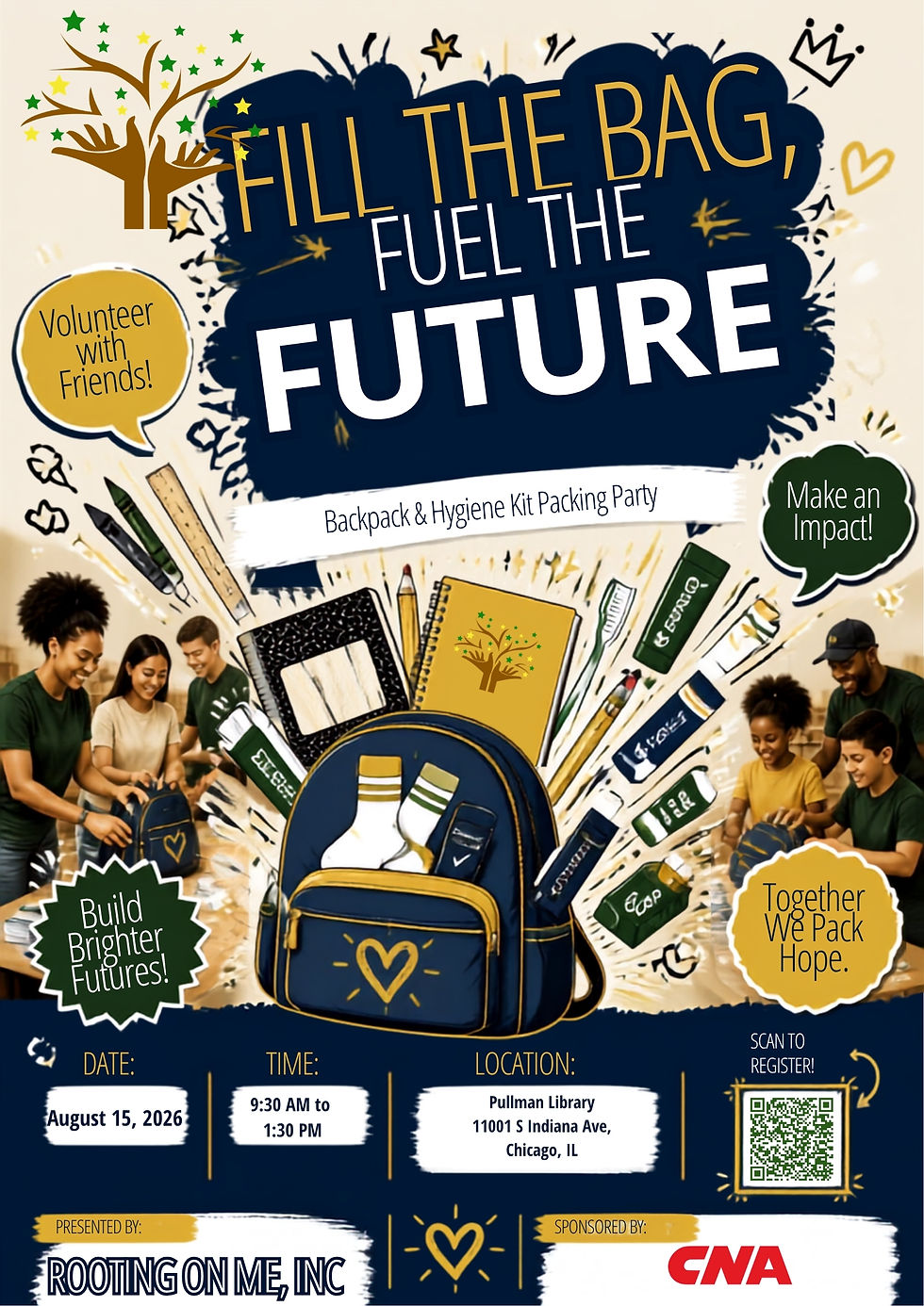 Fill the Bag, Fuel the Future: Backpack & Hygiene Kit Packing Party!