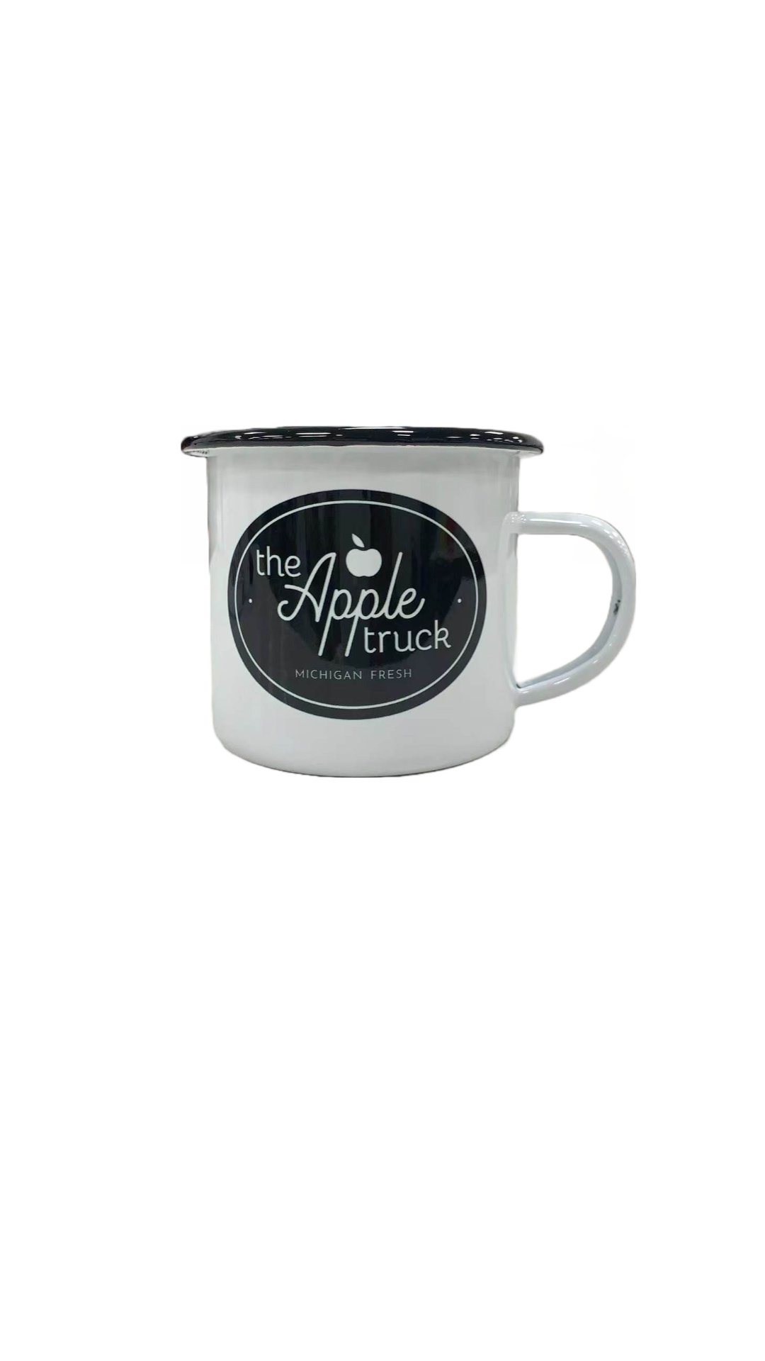 The Apple Truck Enamel Mug