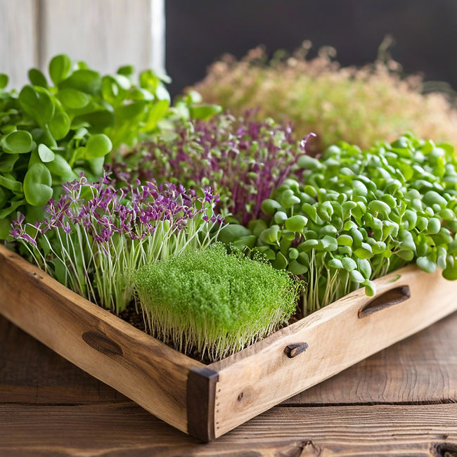 a beautiful assortment of microgreens with a rustic farmhouse feel.jpg