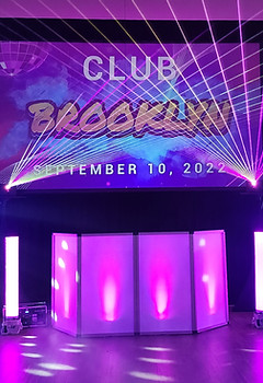 Glow in the dark Bar mitzvah