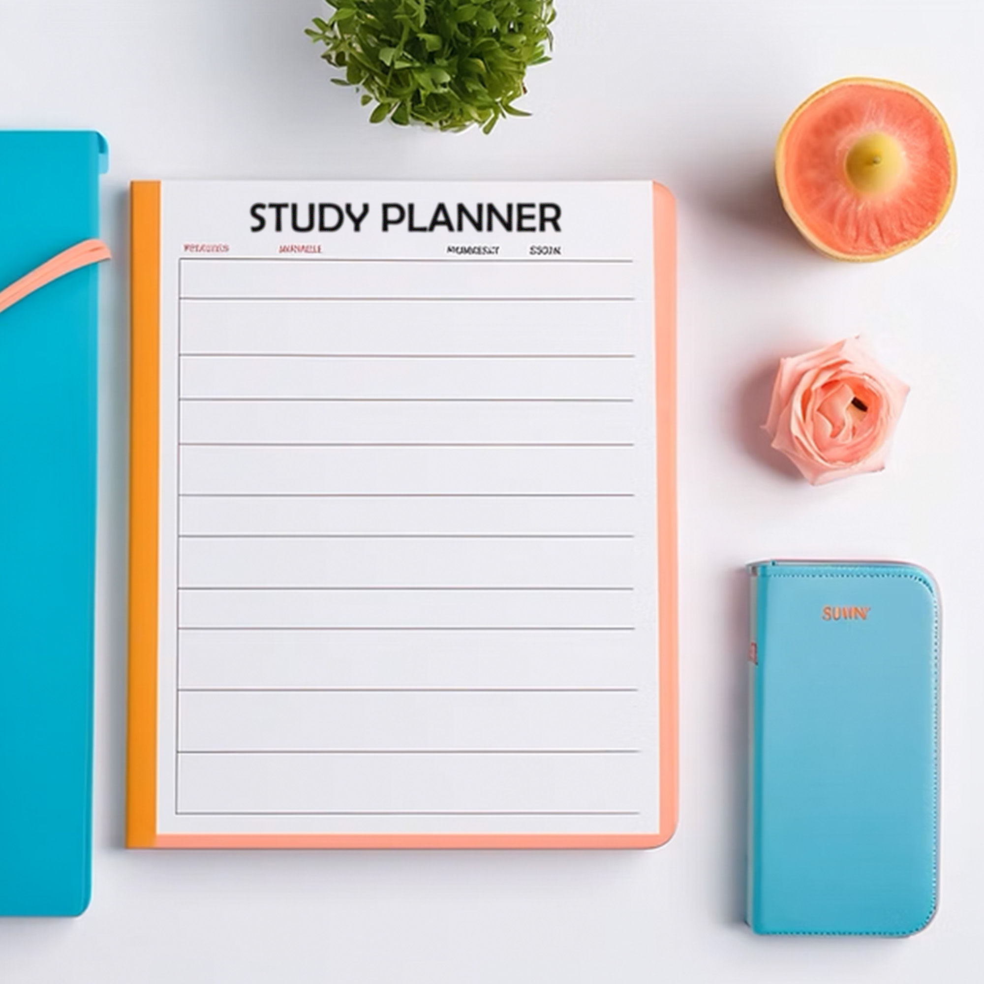 Study Planner Book