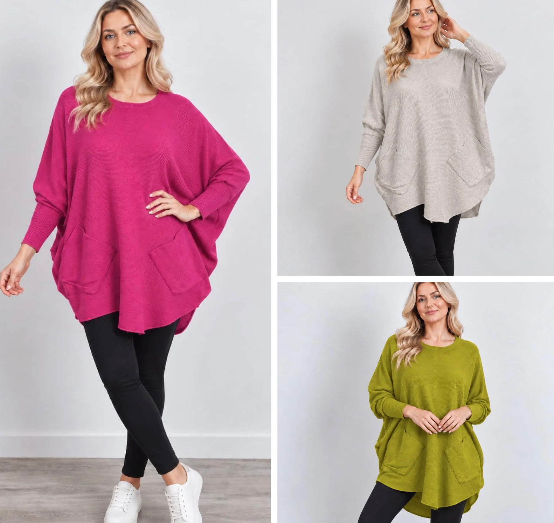 Betty Batwing oversized sweater