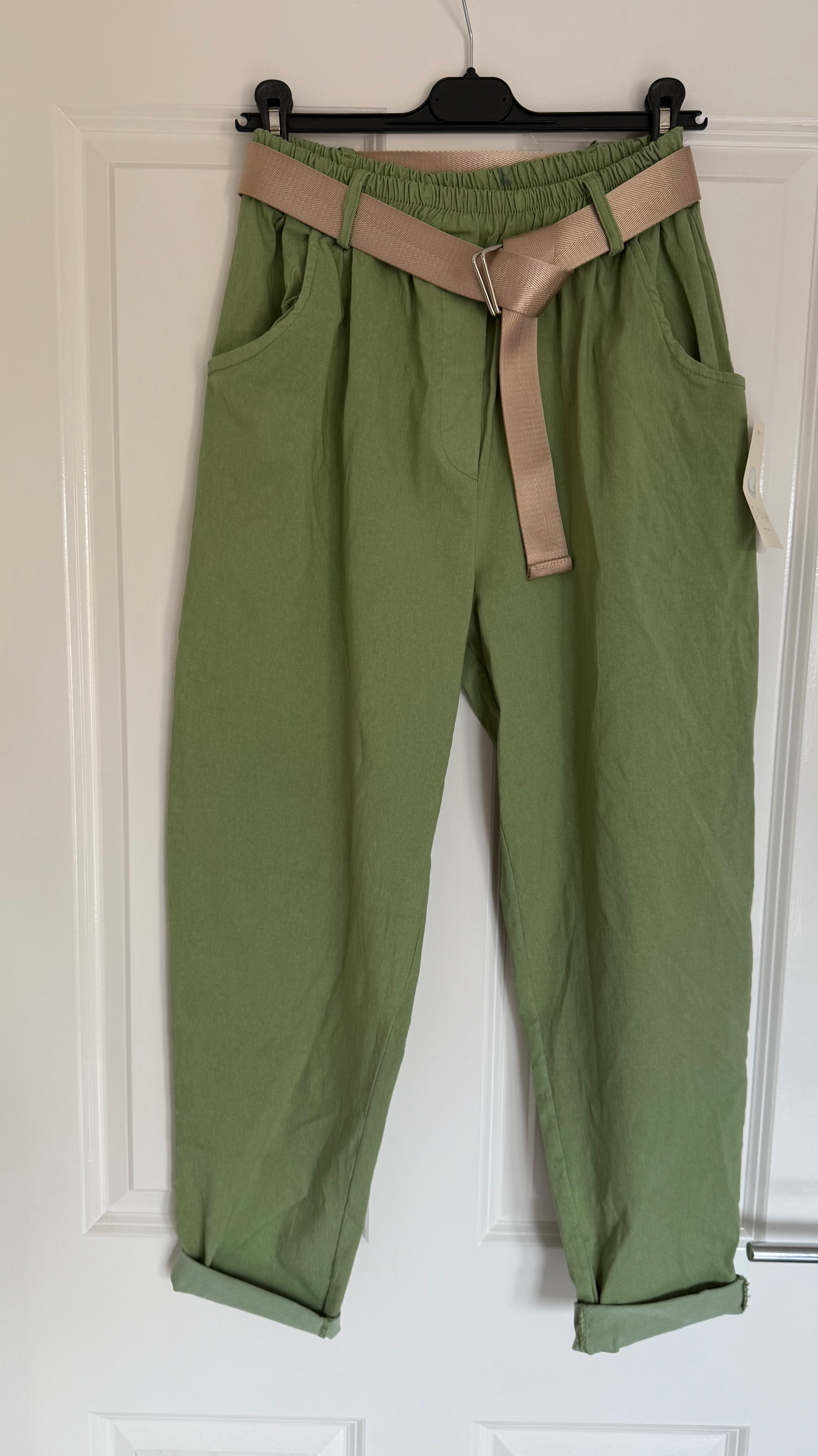 Jolene belted magic trousers