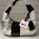 Thumbnail: One of a Kind Leather Patchwork Croissant Bag