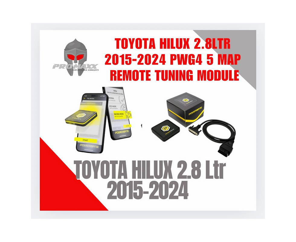 TOYOTA HILUX 2.8LTR 2015+ POWERGATE 4 (PWG4) - 4 MAP REMOTE DIY