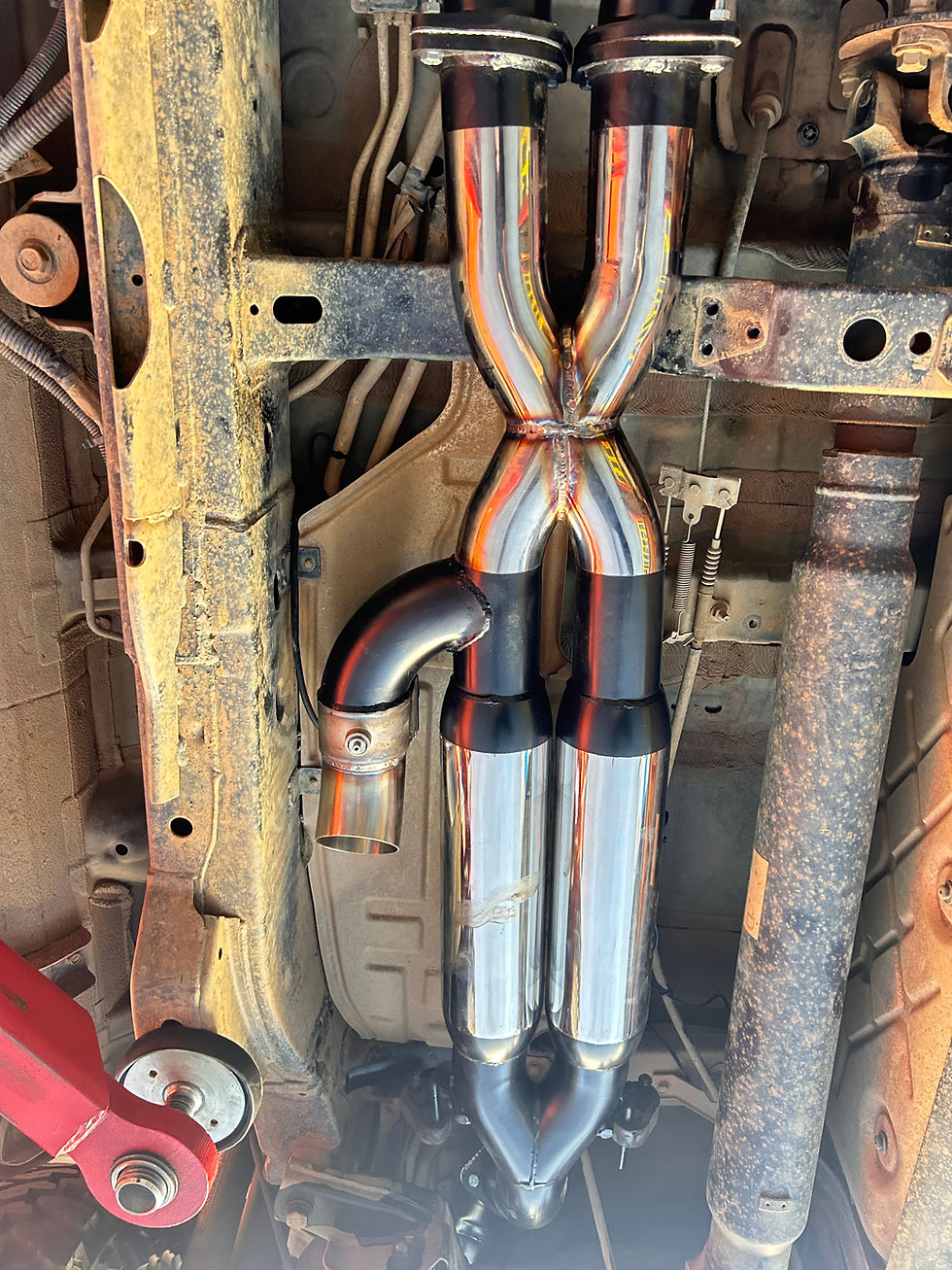 Thumbnail: NISSAN PATROL Y62 V8 5.6LTR 2013+CATBACK with REMOTE VALVE SIDE PIPE