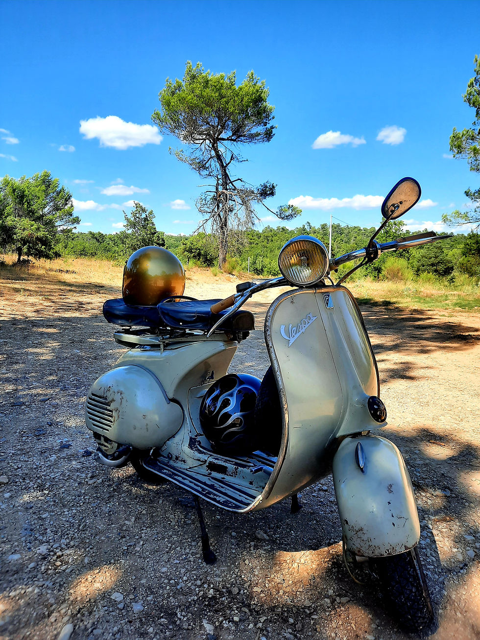 Vespa ACMA vintage pour évènements en Alsace et dans la région rhénane