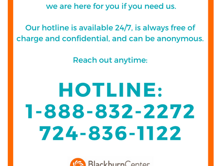 Notice Regarding Blackburn Center Services