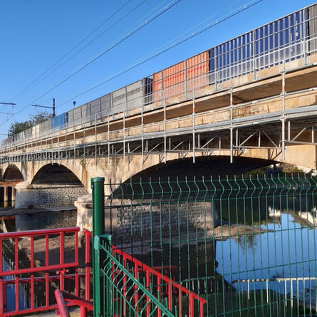 Pont de l'Huisne : un chantier qui va bon train !