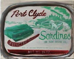 Port Clyde Sardines, 8X10, Private Collection