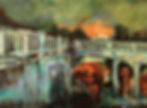 Elephants Coming Through the Bridge