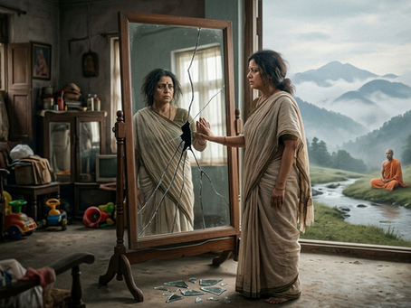 ओशोंच्या गोष्टी : आरसा फोडून काय उपयोग?