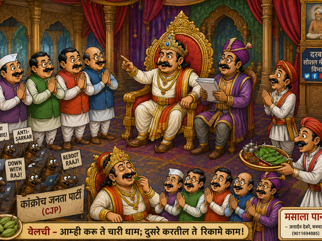  जा, झुरळांनो जा रे जा...!  मसाला पान