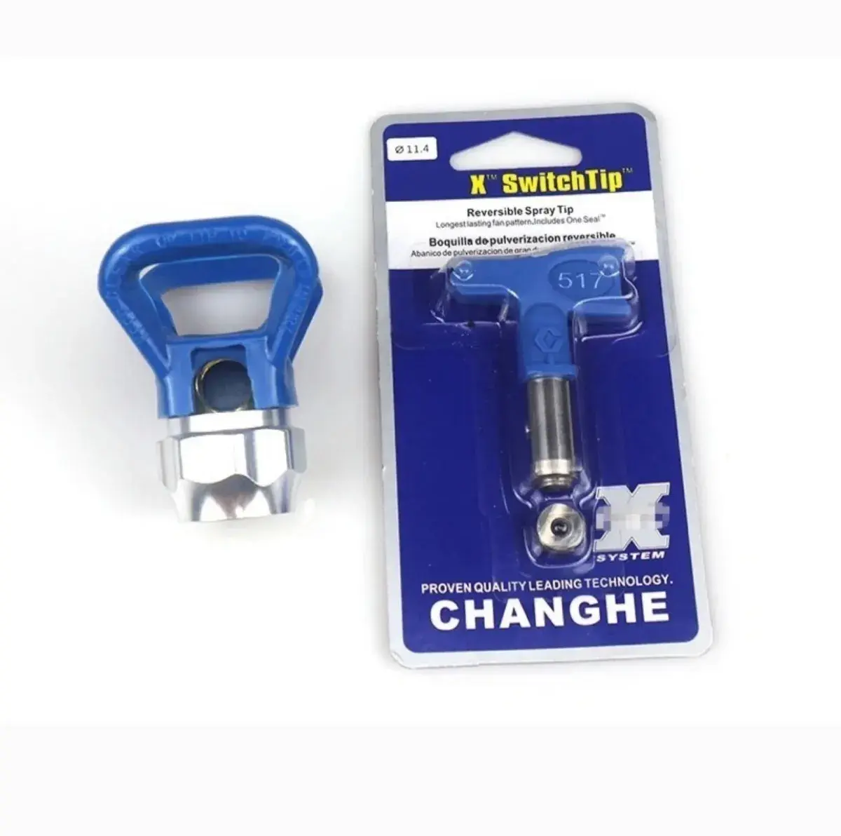 Porta Bico Suporte Airless Rac X Azul Graco + Bico 515