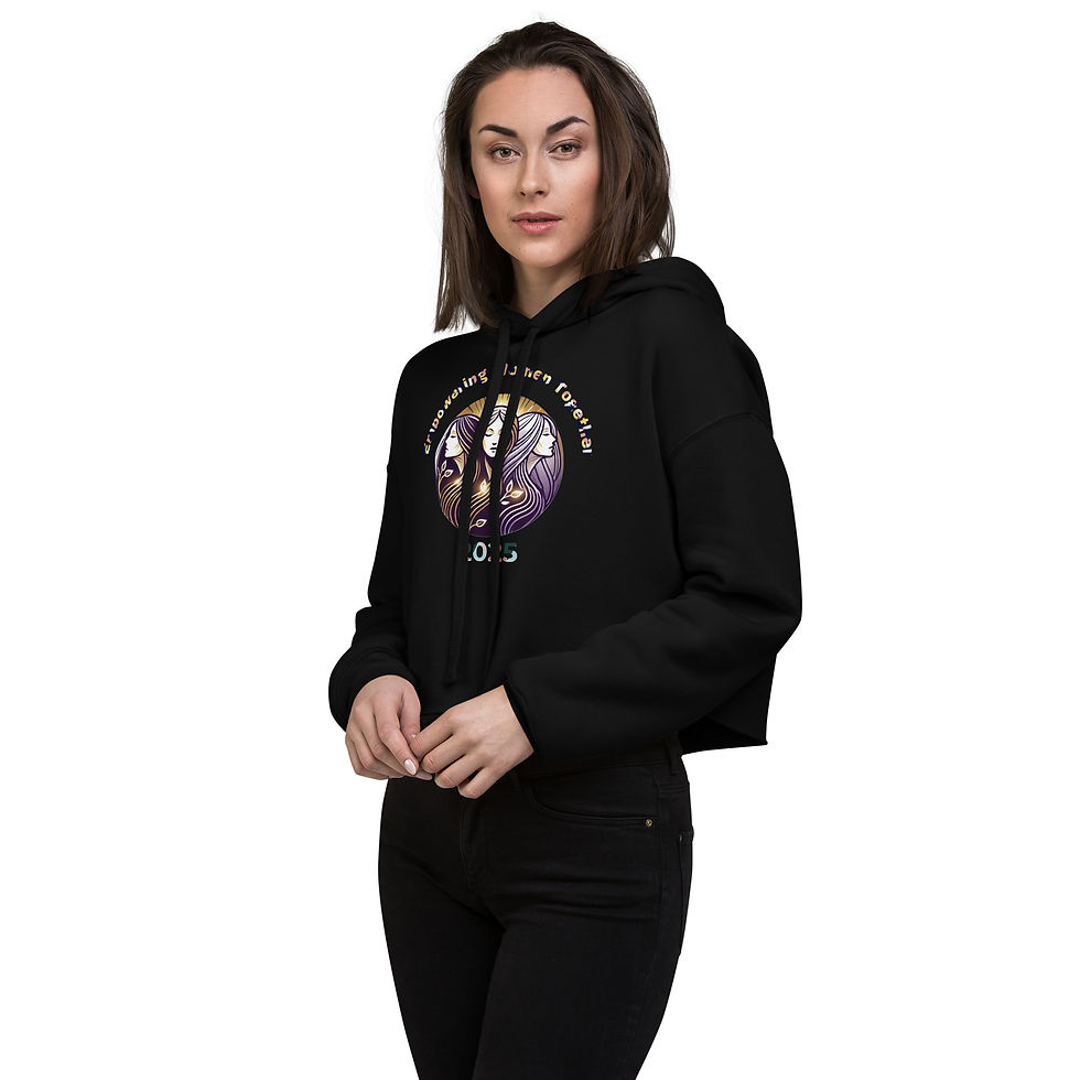 Thumbnail: Empowering Women Together Crop Hoodie