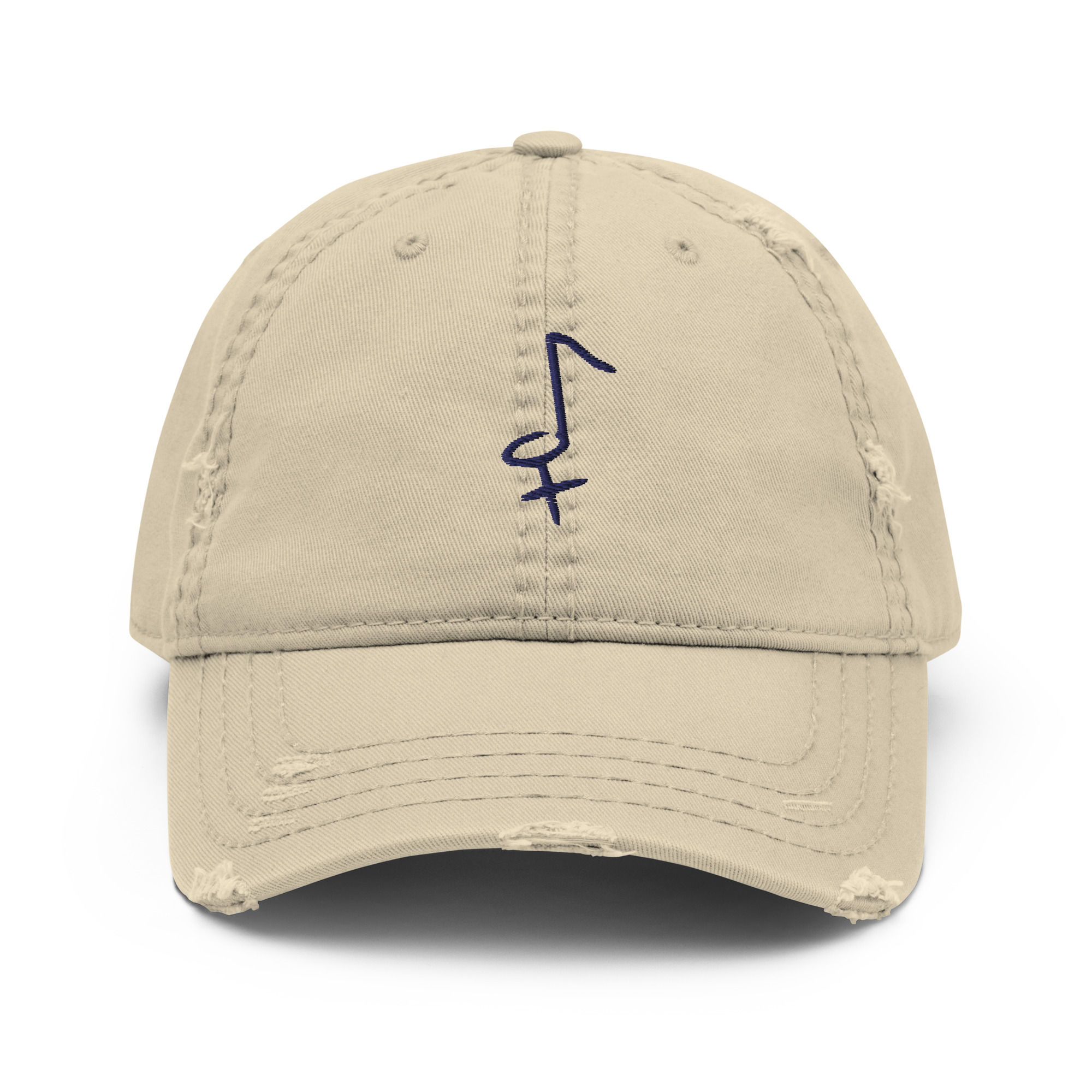 Distressed Bloi Note Dad Hat