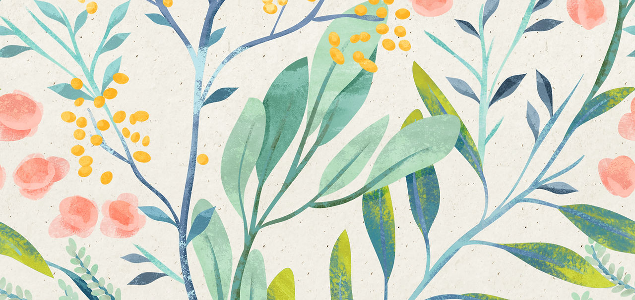 Aquarell Pflanzen