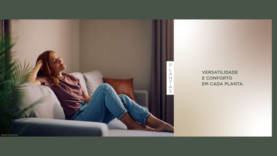 2 Quartos Garden - Parque Piedade | Condomínio Aquarela