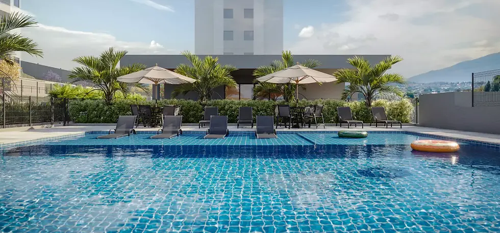 PISCINA NOVOLAR ATLANTA LANÇAMENTO NA CAROBA - ÁREA DE LAZER