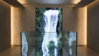 『Universe of Water Particles on the Living Wall』,GINZA SIX
