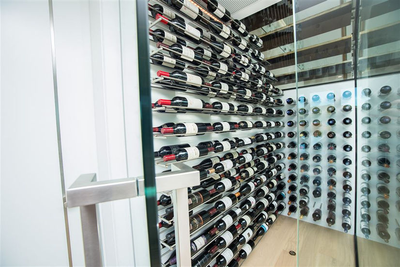 HWA Architecture - Seatoun House wine cellar