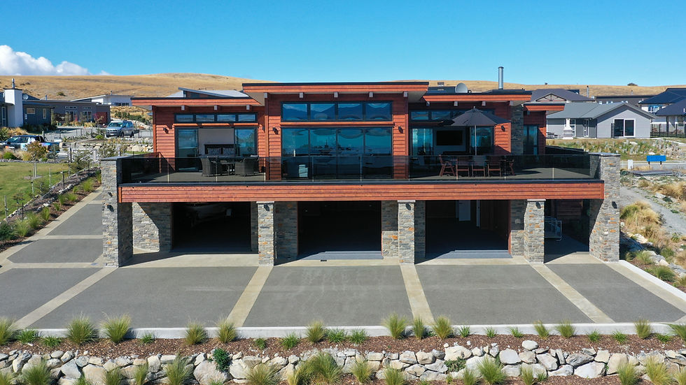 New holiday house built for clients in Lake Tekapo, South Island, NZ
