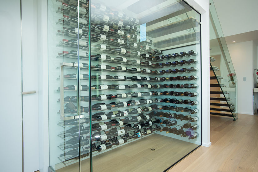 HWA Architecture - Seatoun House wine cellar