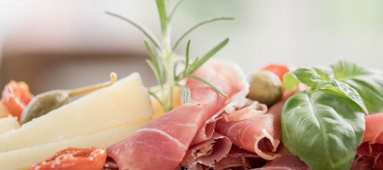 Arranged Food and Objects