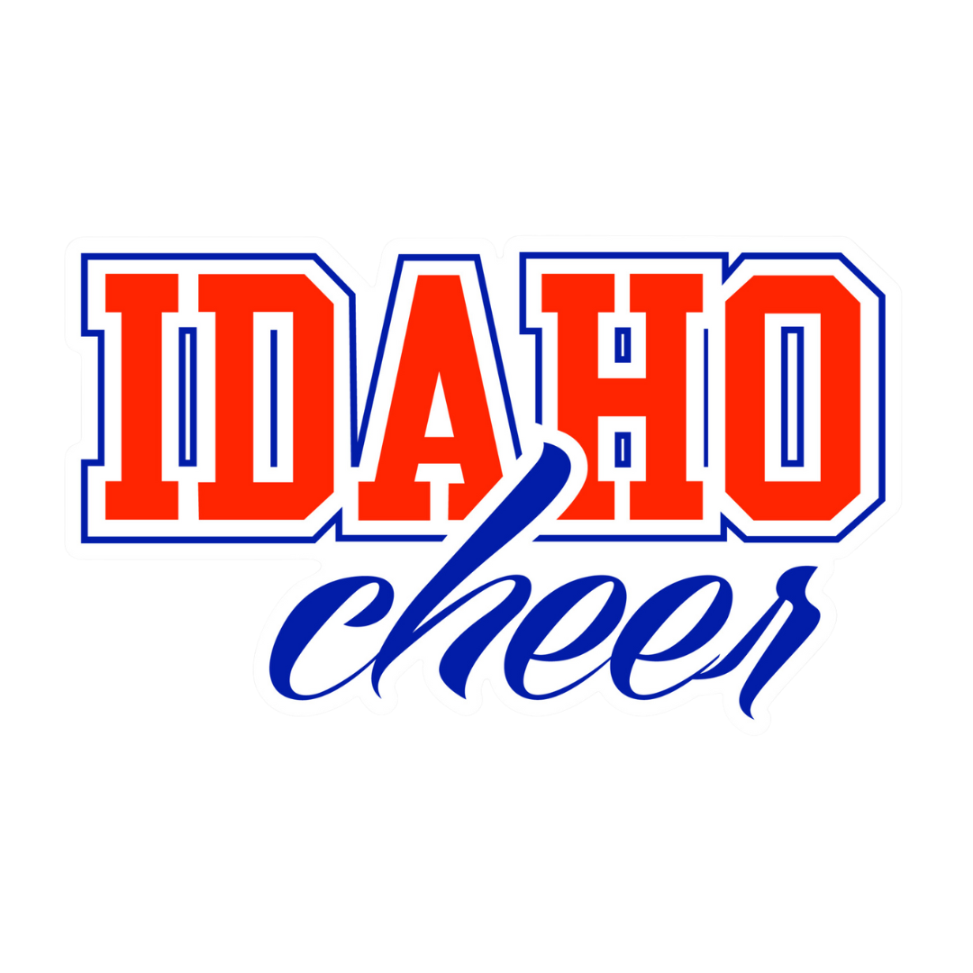 Idaho Cheer Logo Sticker