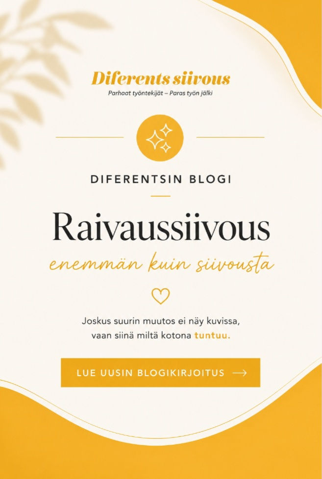 Kun koti tuntuu liian raskaalta – raivaussiivous voi olla uuden alun ensimmäinen askel